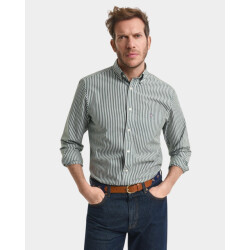 Gant Casual hemd lange mouw reg classic poplin stripe shi 3000130/338
