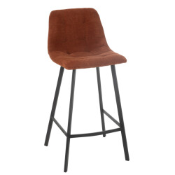 J-Line Bar chair kent metal/polyester rust