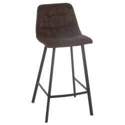 J-Line Bar chair kent metal/polyester brown