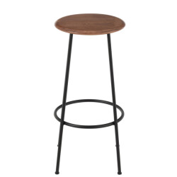 J-Line Bar chair neo steel natural/black