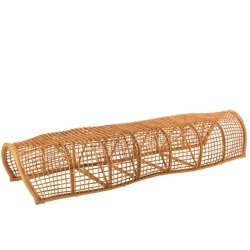J-Line Bench roni rattan natural
