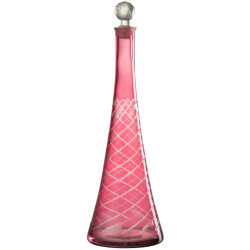 J-Line Carafe stem glass red