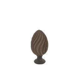 J-Line Decorative abstract pineapple polyresin brown/black