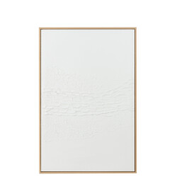 J-Line Painting lauwra canvas white