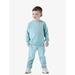 Mitch & Son Jongens joggingpak jaxon crest embroidery icey jade