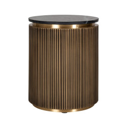 Richmond Interiors Bijzettafel ironville 50Ø (gold)