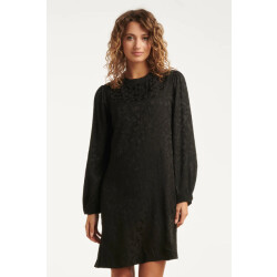 Smashed Lemon Zwarte jacquard jurk |