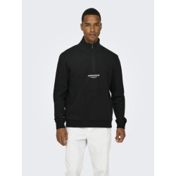 Only & Sons Onscurated reg half zip sweat