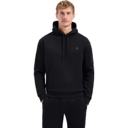 No Excess Sweater hooded brushed black