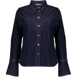 Geisha Blouse dark blue denim