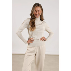Nukus Nkf03005 9 sylvia pullover lurex sand