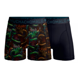 Muchachomalo 2-pack dragon1010-01 print blue heren boxe