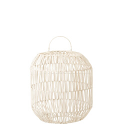 J-Line Lampkap cilinder rotan