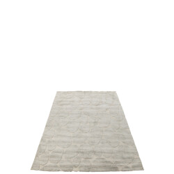 J-Line Rug stone pattern polyester grey blue