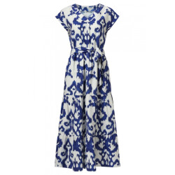 Smashed Lemon 35185 jurk off white cobalt