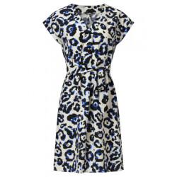 Smashed Lemon 35103 dress off white blue