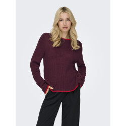 Jacqueline de Yong Jdyevie l/s on contrast pullover kn