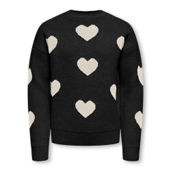 Only Kognaja ls flower pullover knt dessin