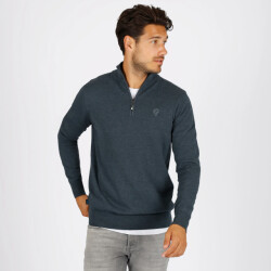 Q1905 Trui kralingen jeans melange