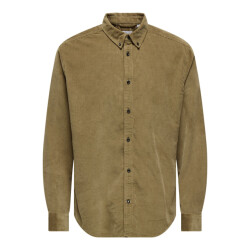 Only & Sons onsmichael 18w reg cord stretch ls 22029764 otter