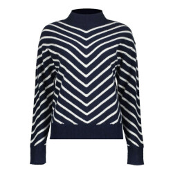 Geisha 54504-10 pull stripes turtleneck