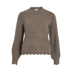Vila vinikolina o-neck l/s knit top no 14106419 falcon