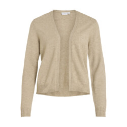 Vila viril short l/s knit cardigan-noos 14060800 natural melange