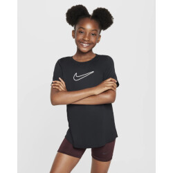 Nike one girls' dri-fit short-sleev training t-shirt korte mouw meisjes -