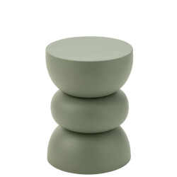 J-Line Side table lise iron green