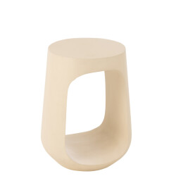 J-Line Side table pod mango wood beige