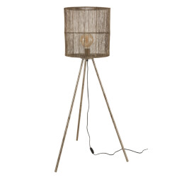 J-Line Standing lamp metal antique brown large