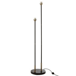 J-Line Base floorlamp bollie steel/marble black