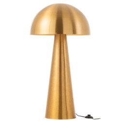 J-Line Lamp mushroom metal matte gold extra large