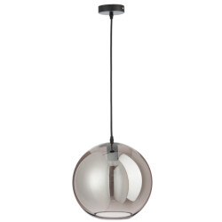 J-Line Lamp ball glass mirror silver large