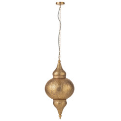 J-Line Hanging lamp bore metal gold large