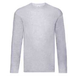 Fruit of the Loom Heren iconic 150 classic t-shirt met lange mouwen