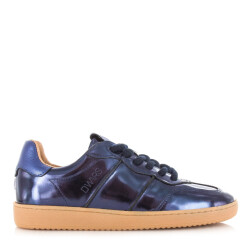 DWRS Label Dwrs poona navy metallic sneakers lage sneakers dames