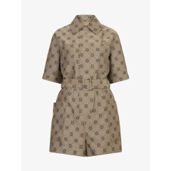 Josh V Dames playsuit maxime beige zwart