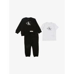 Calvin Klein Jongens driedelig joggingpak zwart