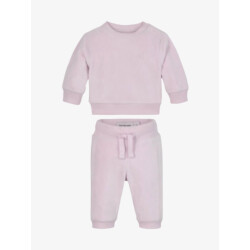 Calvin Klein Meisjes baby joggingpak rib velvet fleece