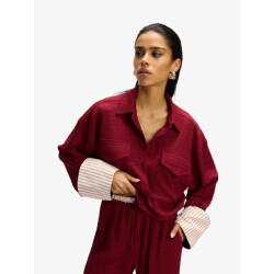 Refined Department Dames blouse relaxed cropped lyloe