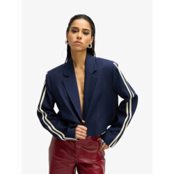 Refined Department Dames blazer niv cropped navy