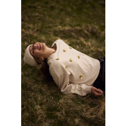 Nukus Nkf03021 54 beatriz pullover flower sand melange