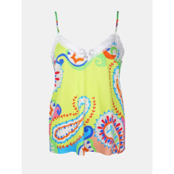 Mucho Gusto Slip top paisley