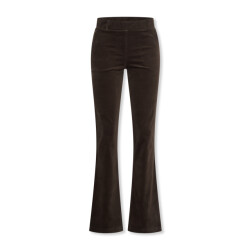 Helena Hart 7559 broek flair velvet choco