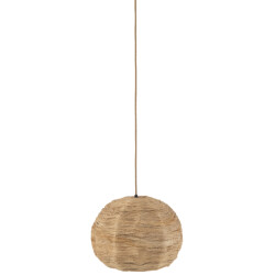 J-Line Hanging lamp ball banana leaf medium