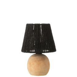 J-Line Table lamp led wood/metal black