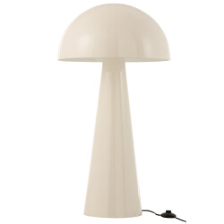 J-Line Lamp mushroom metal shining white extra large