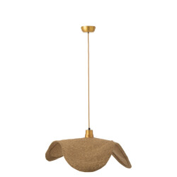 J-Line Hanging lamp moonj grass natural medium
