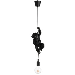 J-Line Lamp ape hanging polyresin black